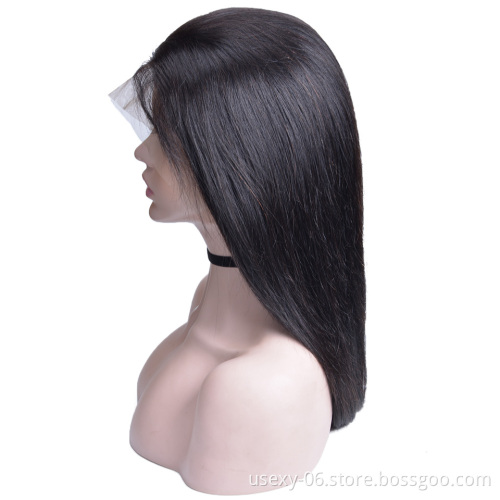 The Original Quality Products Brazilian Virgin Human Hair Lace Front Wigs Straight Human Lace Wig